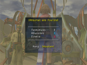 FFX-2 Fouilles