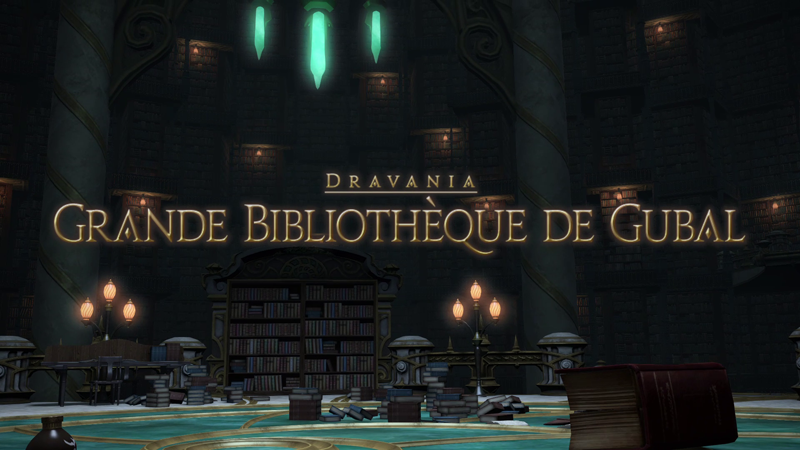 Final Fantasy XIV La Grande bibliothèque de Gubal