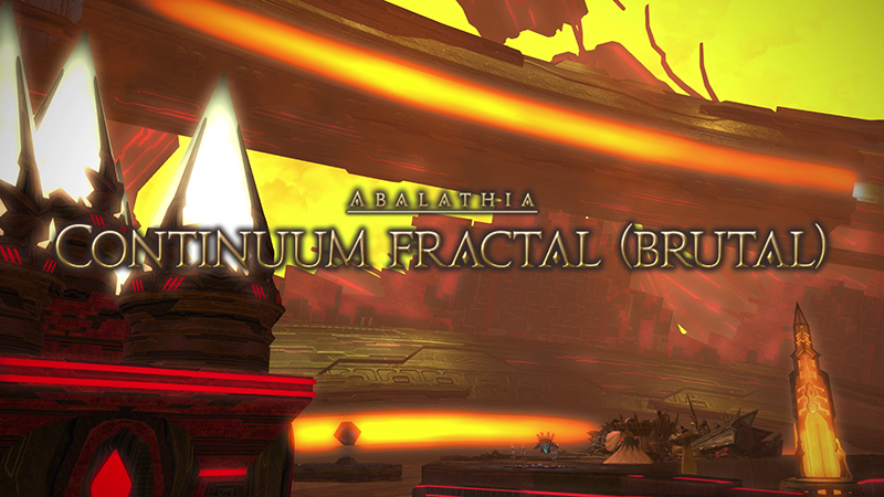 Final Fantasy XIV Le Continuum fractal (brutal)